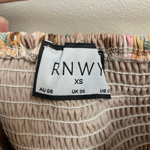 XS RNWY Floral Body Suit - Picture 3 of 4